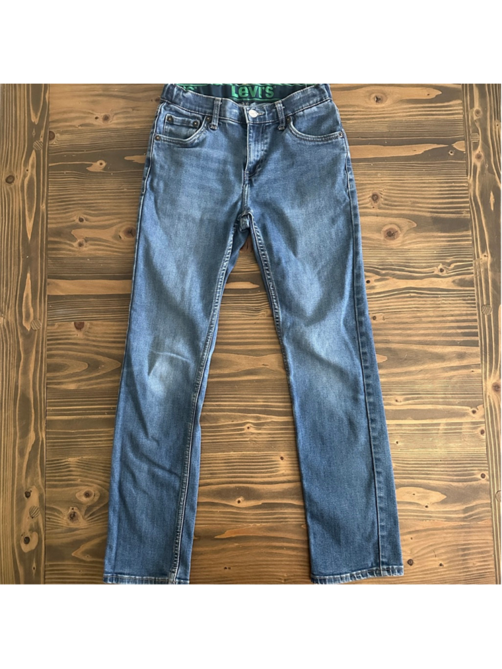 Kids Levi’s 511 Slim Fit Jeans Blue Denim Size 14 Regular Boys Five Pocket